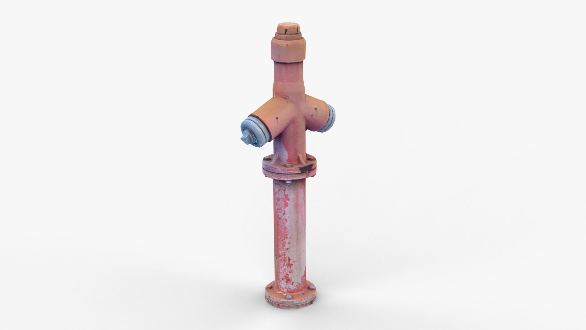 Fire Hydrant 3 Low-poly 3D model_2
