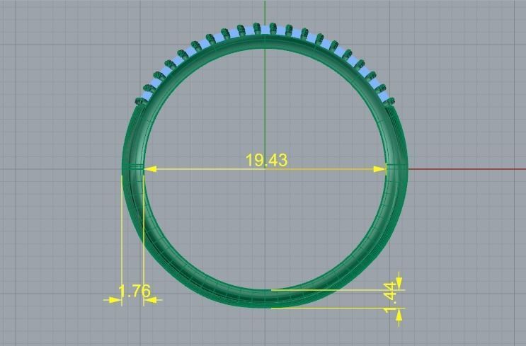 Man ring Model 4323 3D print model_6