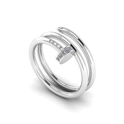 Ring nail Model 4322 3D print model_1