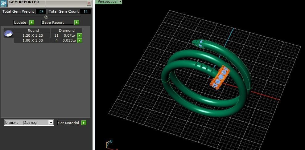 Ring nail Model 4322 3D print model_8