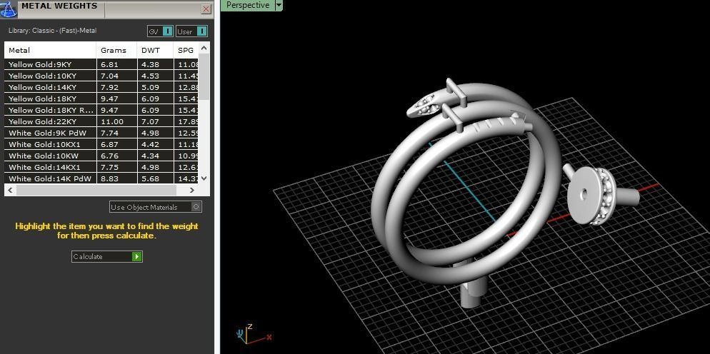 Ring nail Model 4322 3D print model_7