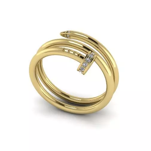 Ring nail Model 4322 3D print model_0