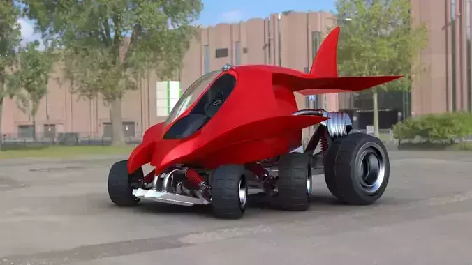 Futuristic Hybrid Aircraft Vehicle