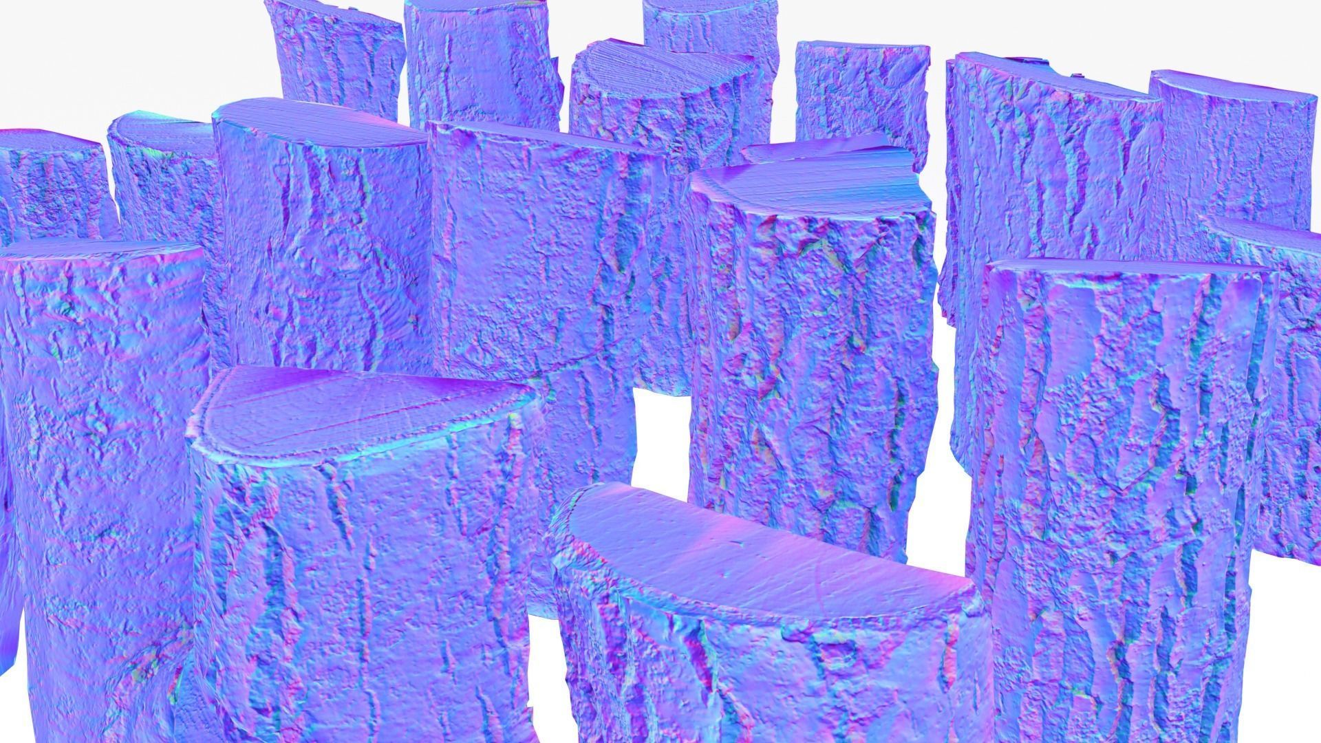 Wood Scan Pack Low-poly 3D model_17