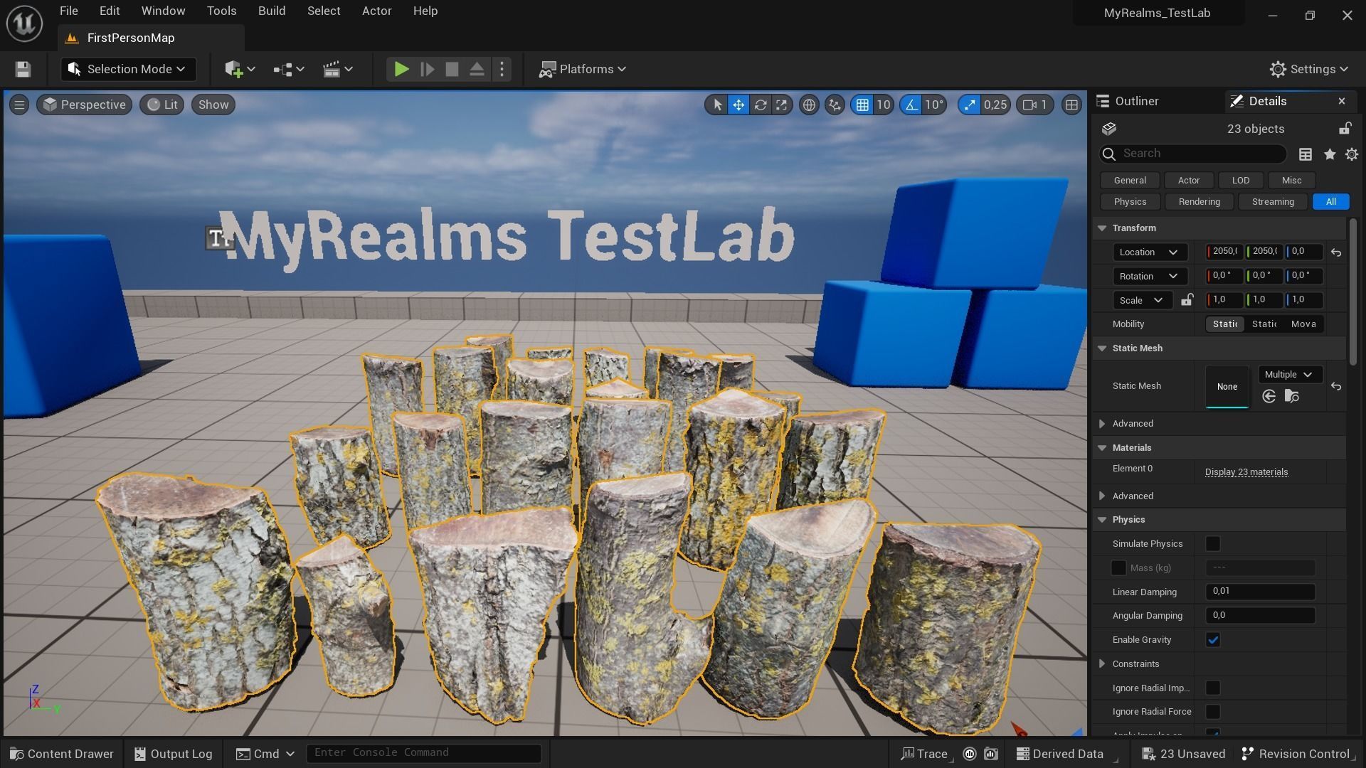 Wood Scan Pack Low-poly 3D model_36