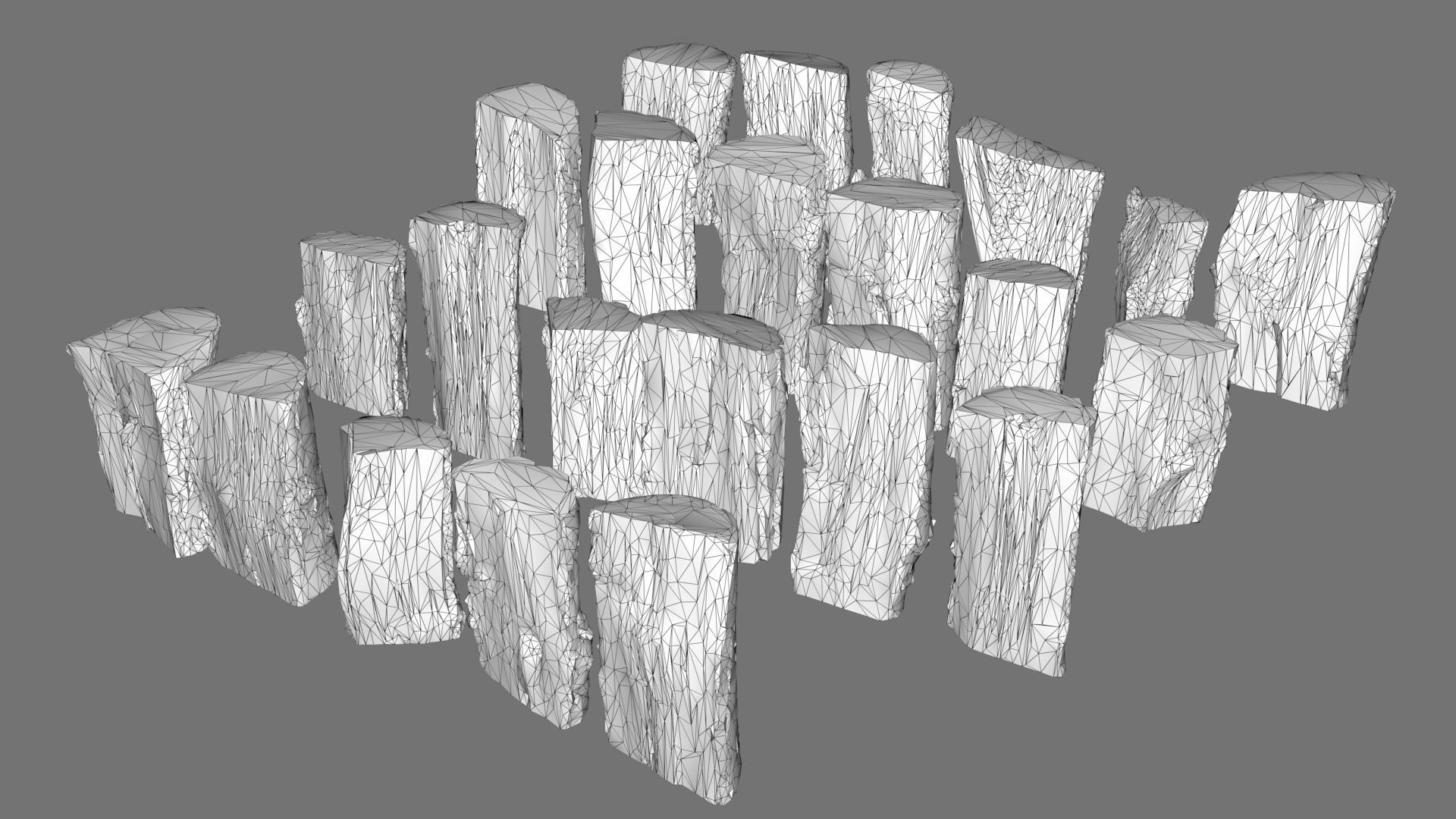 Wood Scan Pack Low-poly 3D model_25