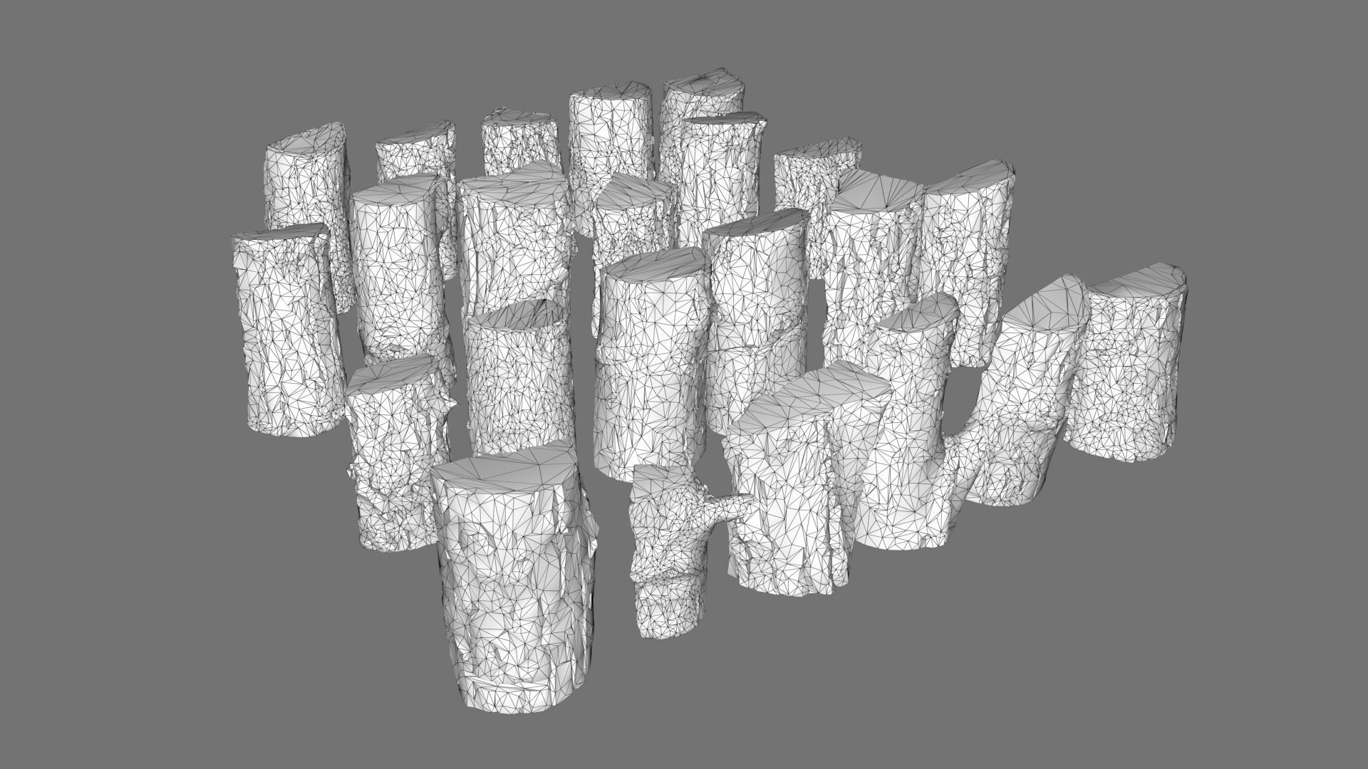 Wood Scan Pack Low-poly 3D model_24