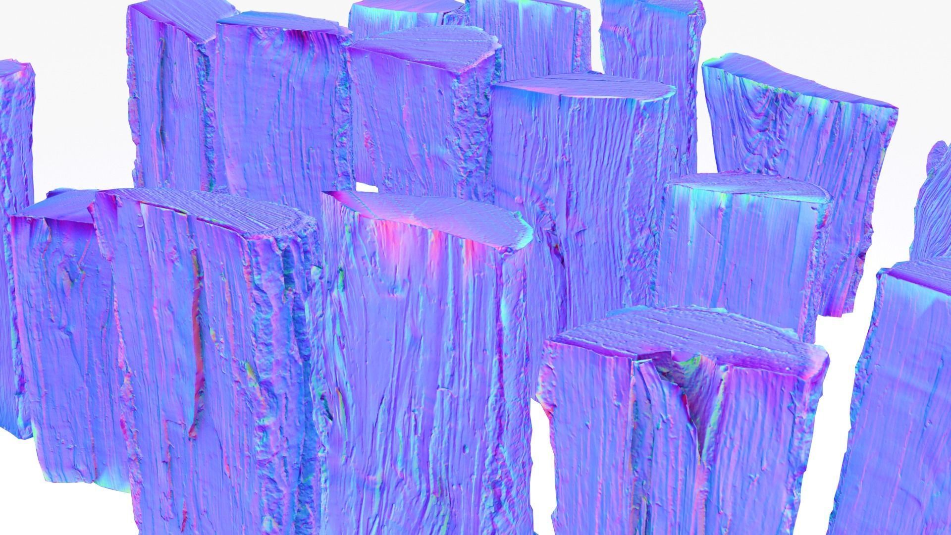 Wood Scan Pack Low-poly 3D model_18