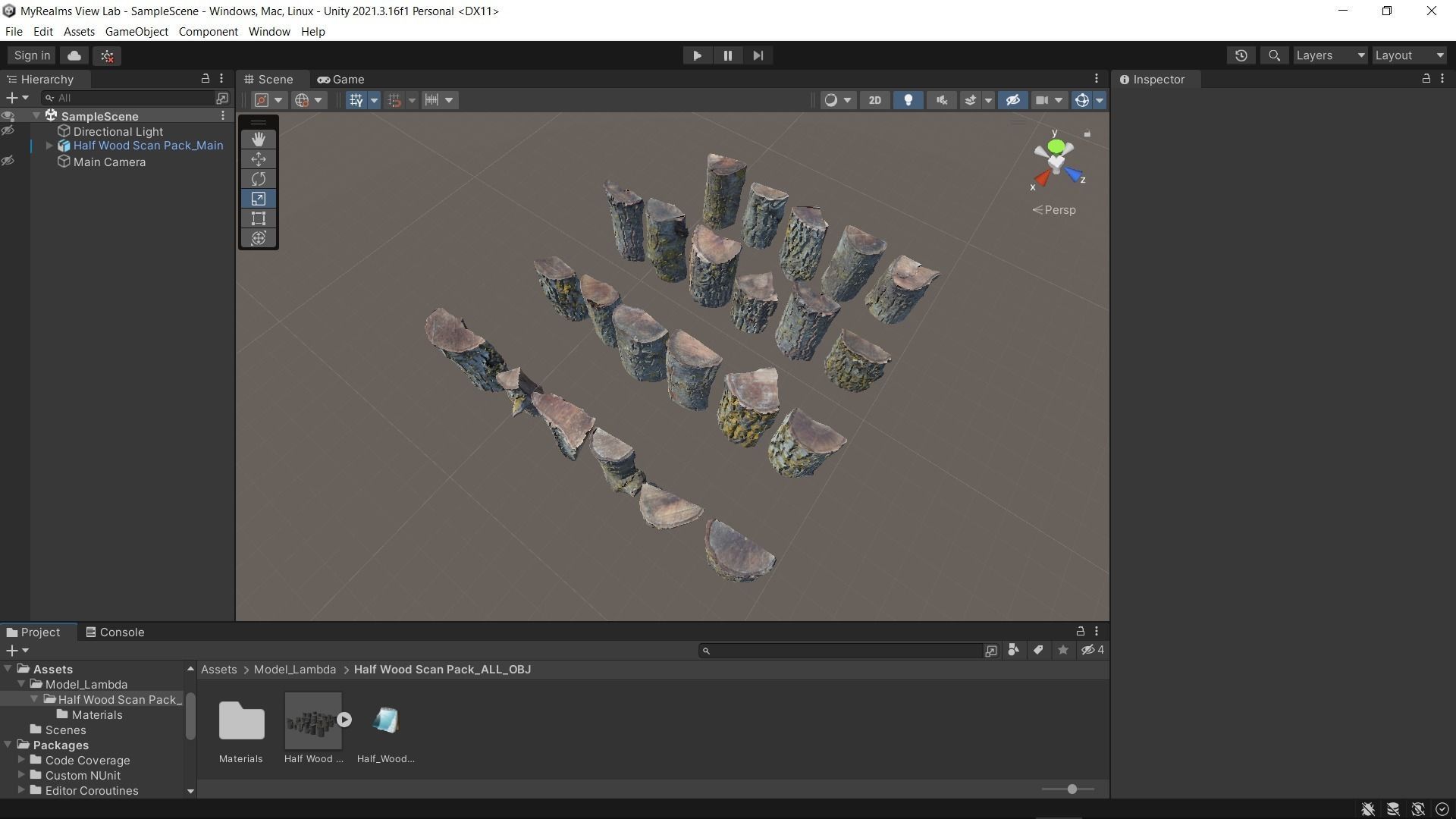 Wood Scan Pack Low-poly 3D model_35