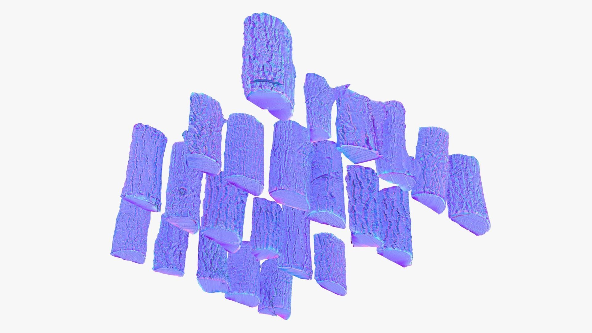 Wood Scan Pack Low-poly 3D model_16