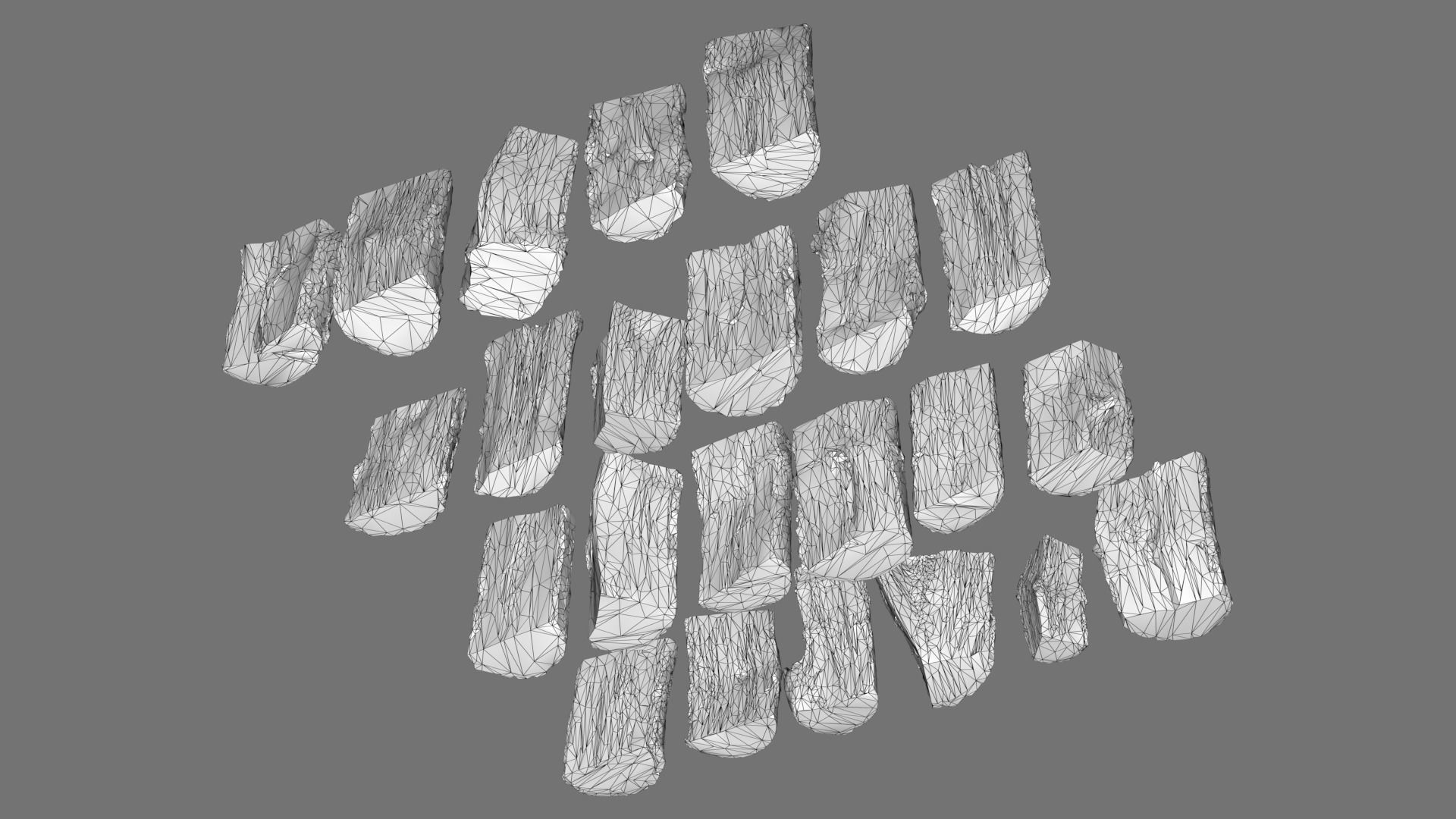 Wood Scan Pack Low-poly 3D model_27