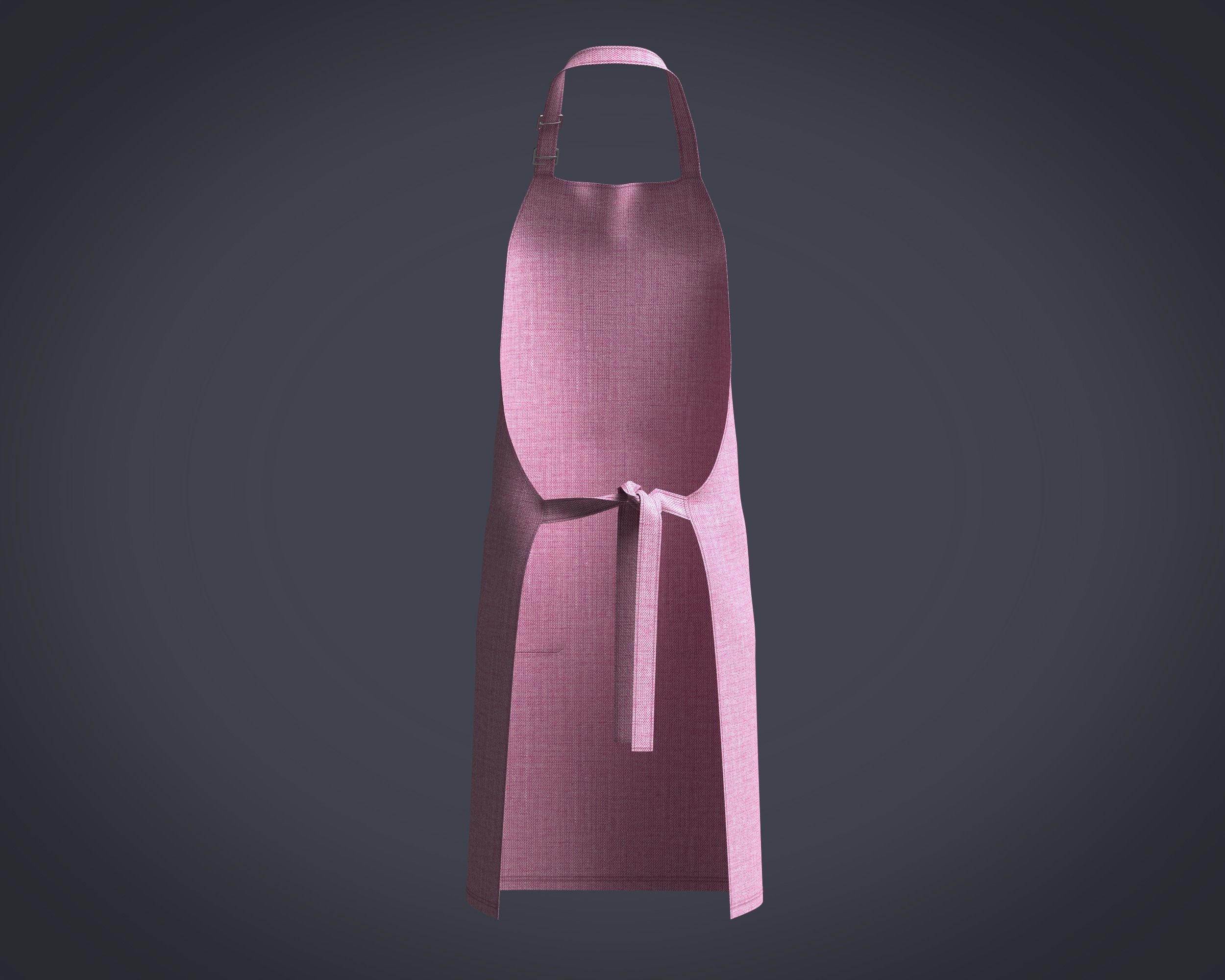 Apron Chef-V4 3D model_3