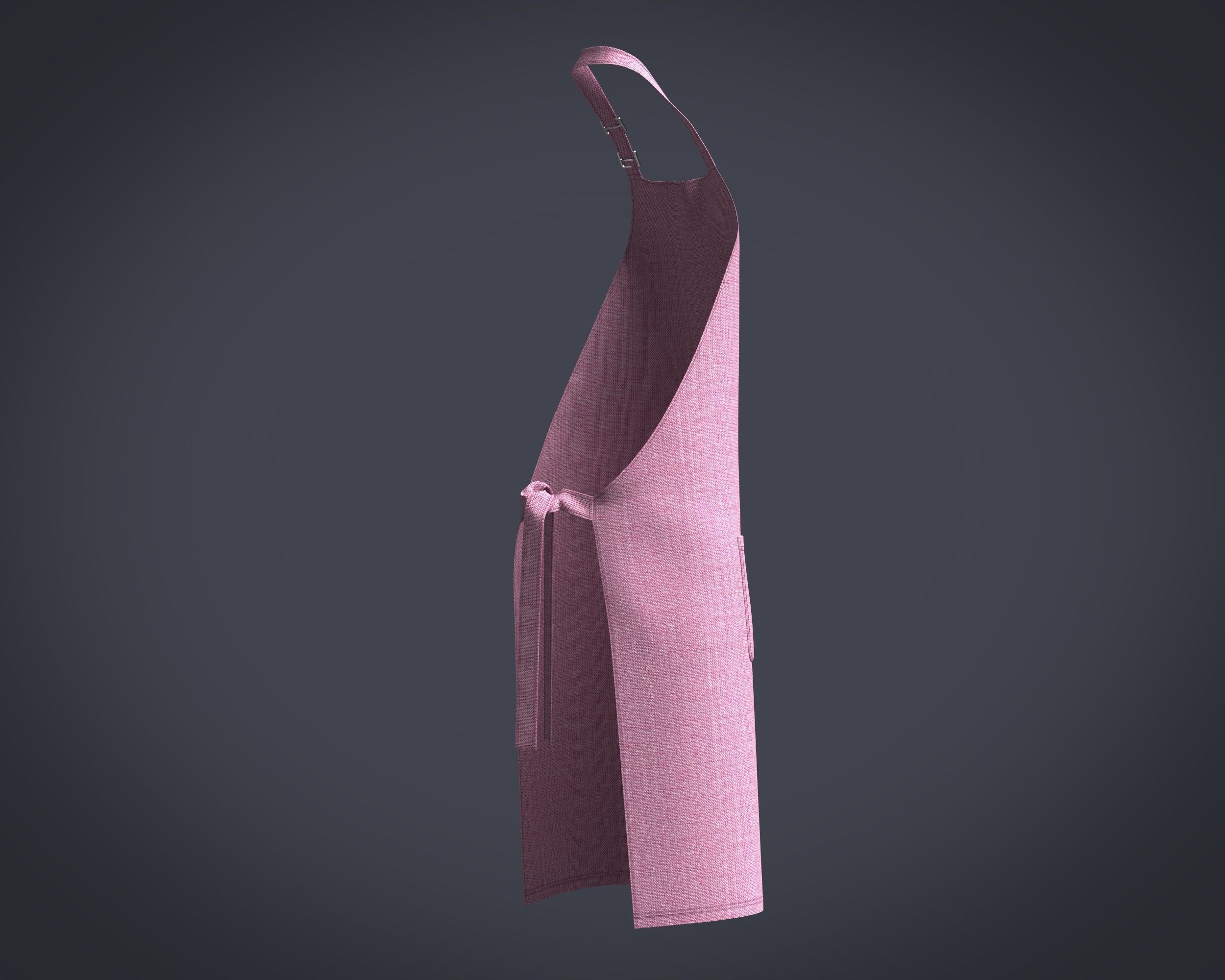 Apron Chef-V4 3D model_2