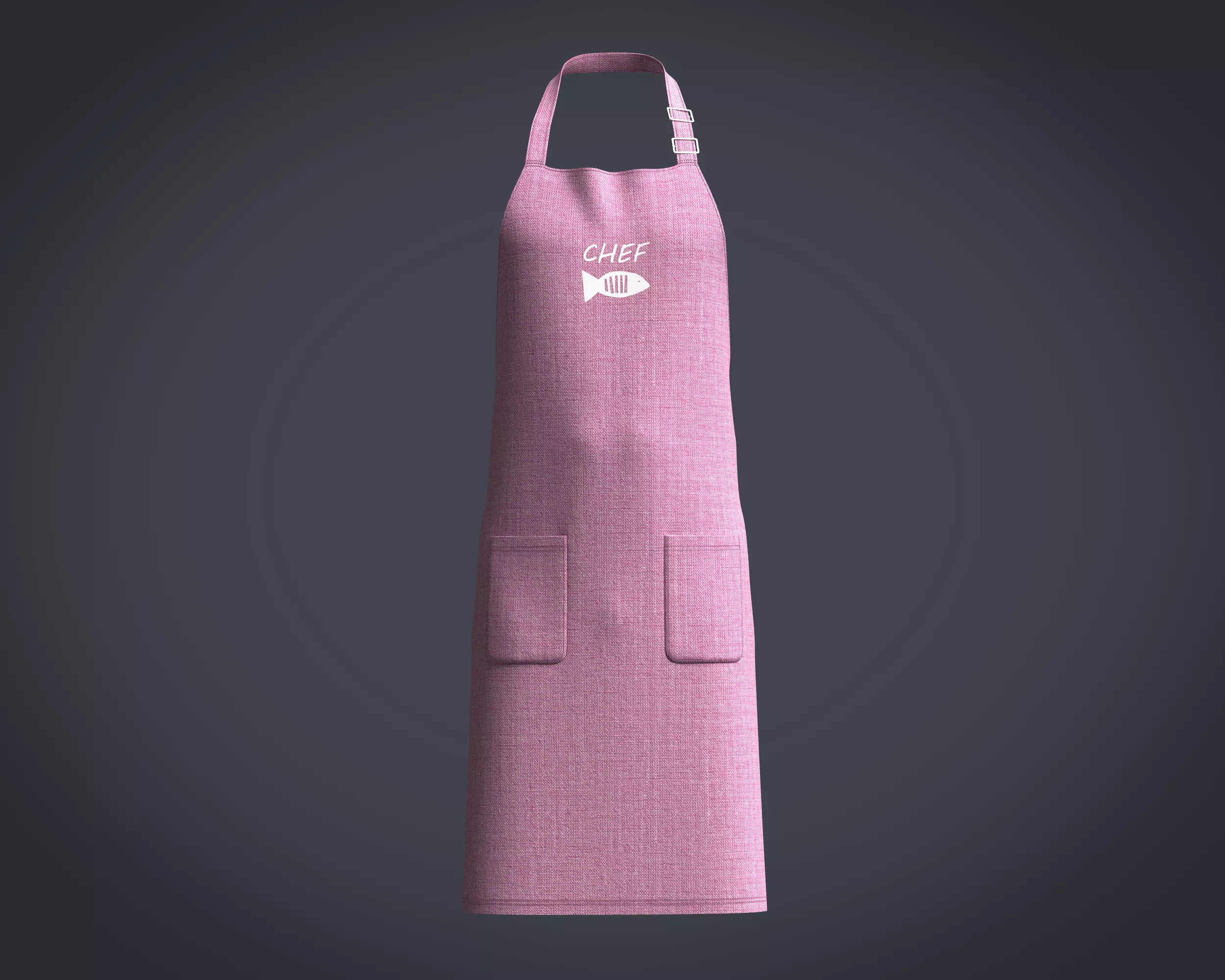 Apron Chef-V4 3D model_0
