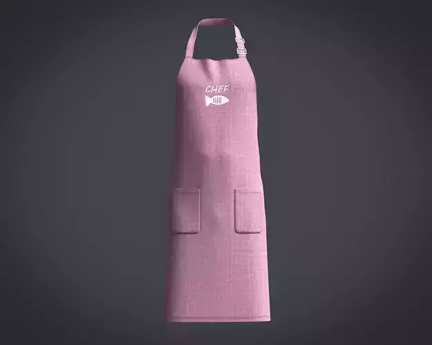 Apron Chef-V4 3D model