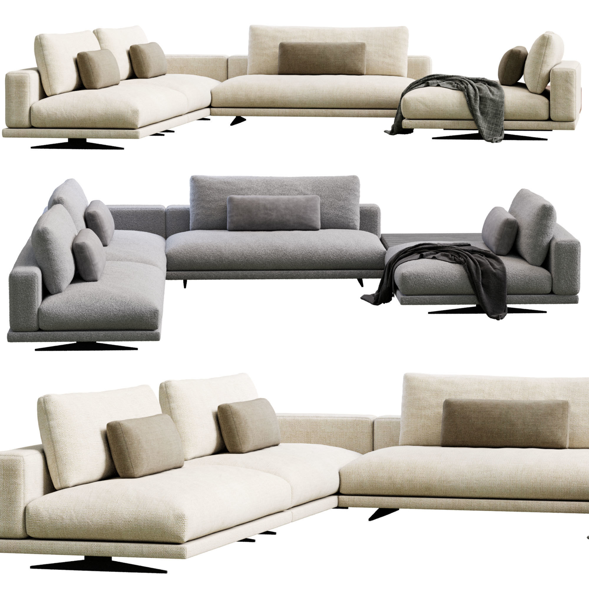 Sofa Boca Soho 3D model_1