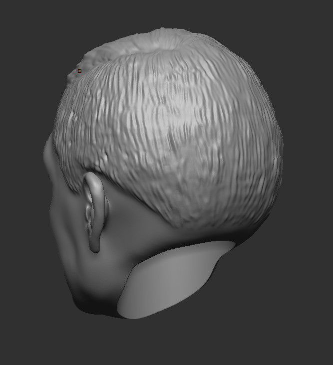 Sir Alex Ferguson HEAD WITH HAIR 3D STL FOR PRINT 3D print model_14