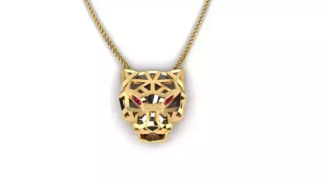 Panther net pendant 3D print model