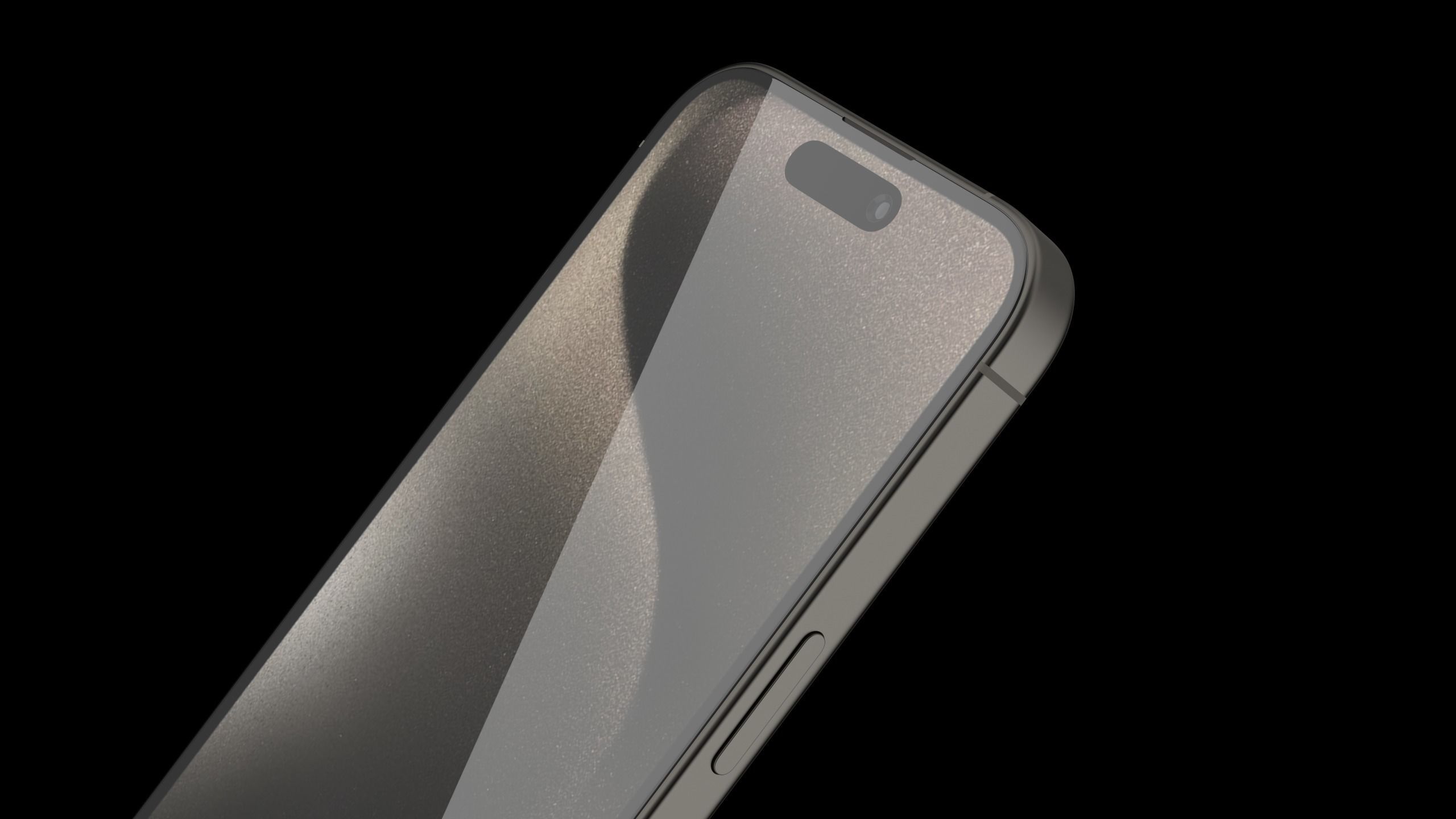 Apple iPhone 15 Pro Max flagship device Titanium Alloy 3D model_3