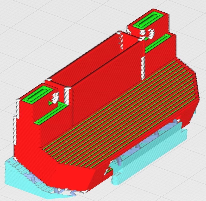 CR5 Pro Fan Duct 3D print model_2
