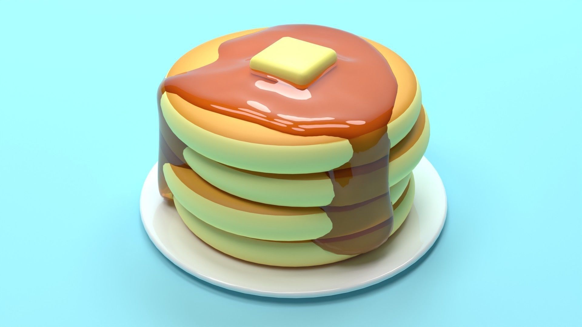 Food Pack 001 3D model_14