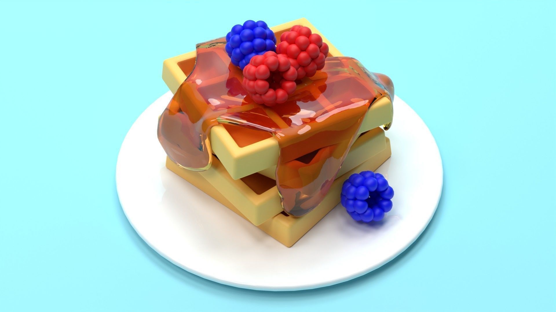 Food Pack 001 3D model_17