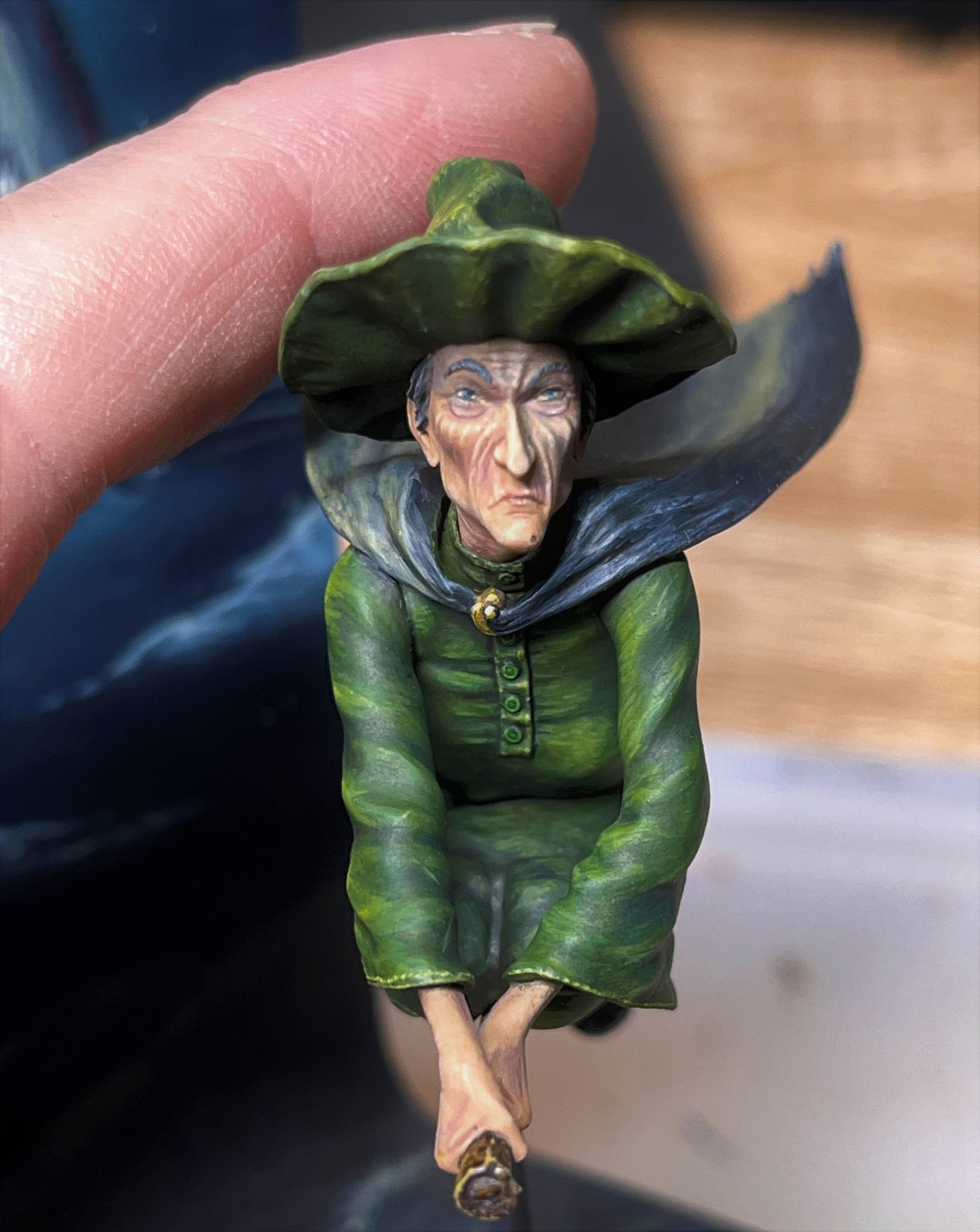 Granny Weatherwax  Witch Discworld Terry Pratchett Wyrd Sisters 3D print model_1