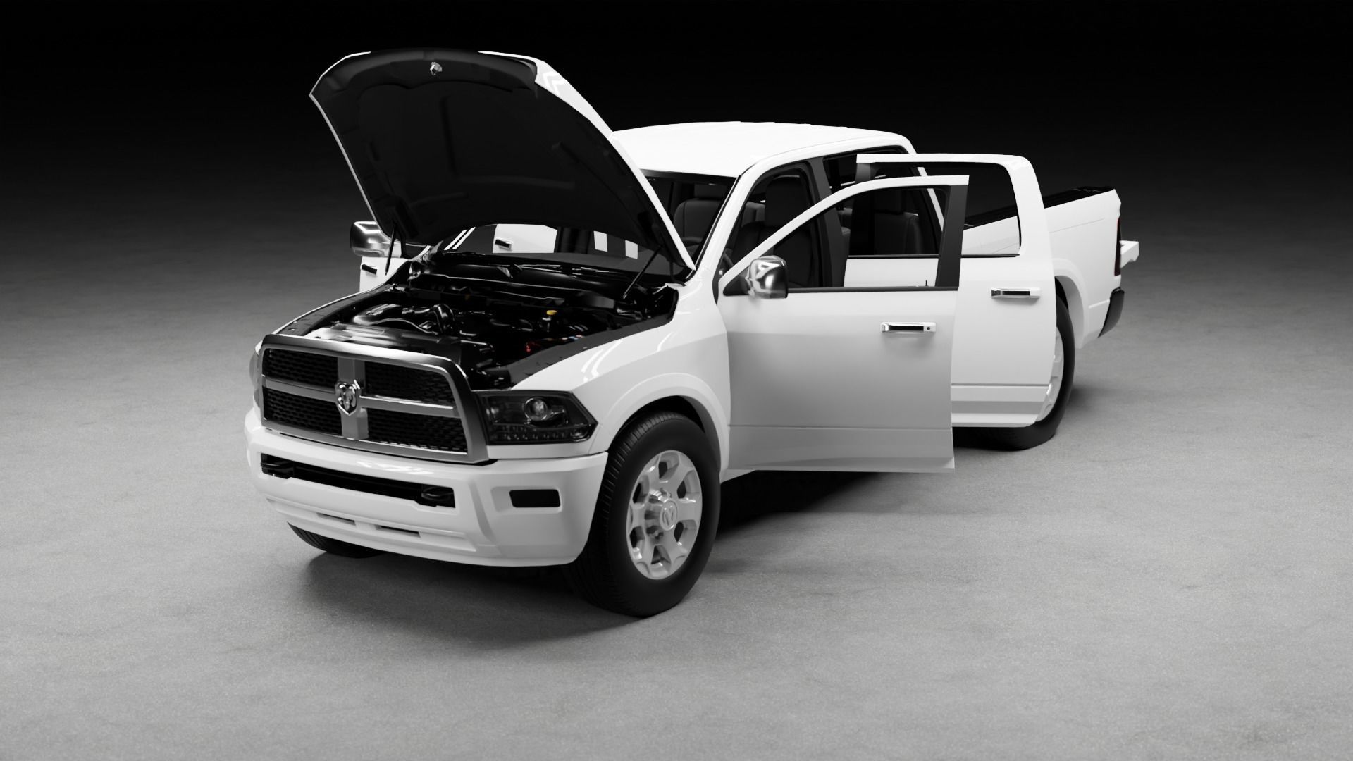 Dodge Ram 1500 3D model_10