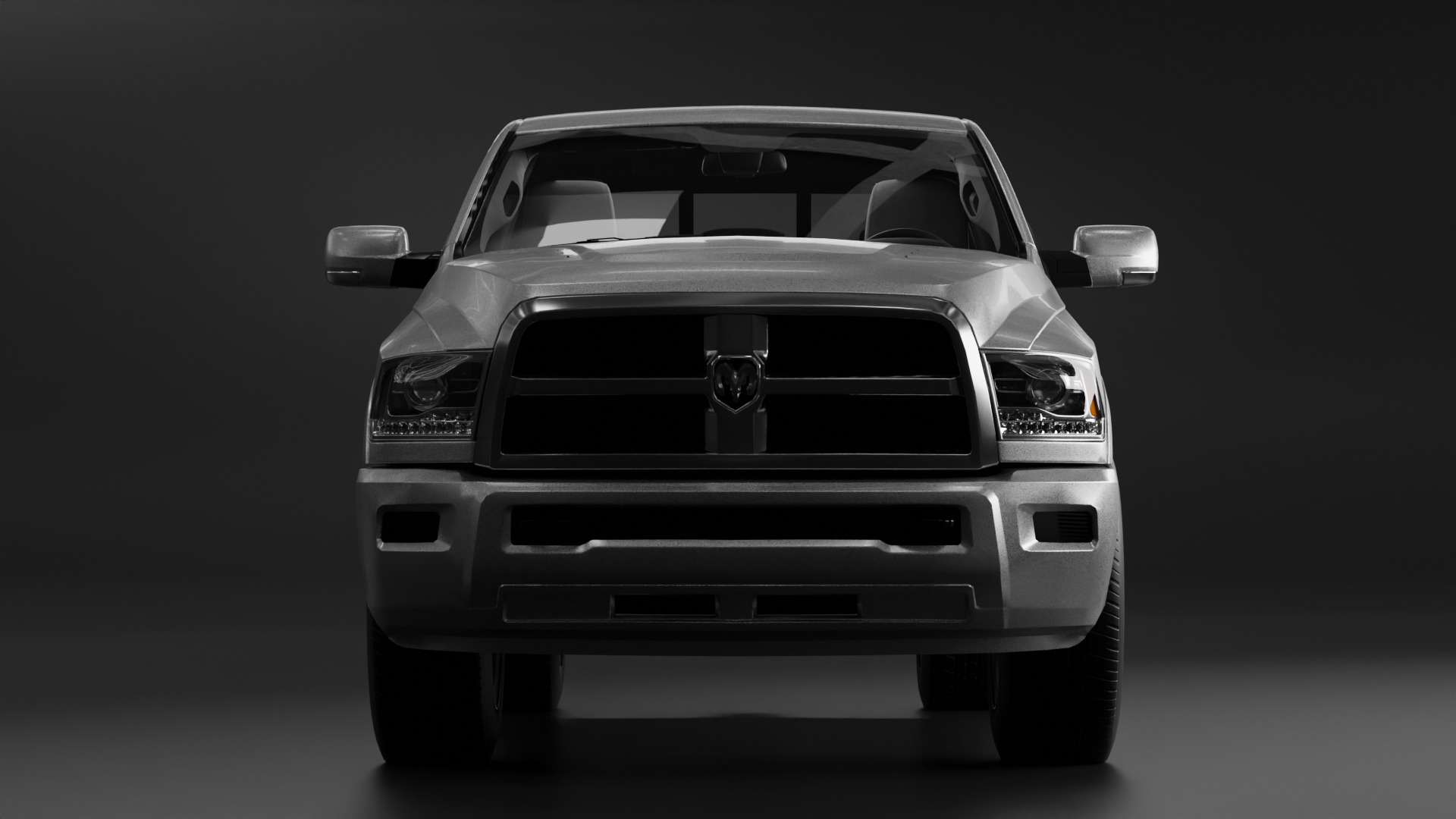 Dodge Ram 1500 3D model_2