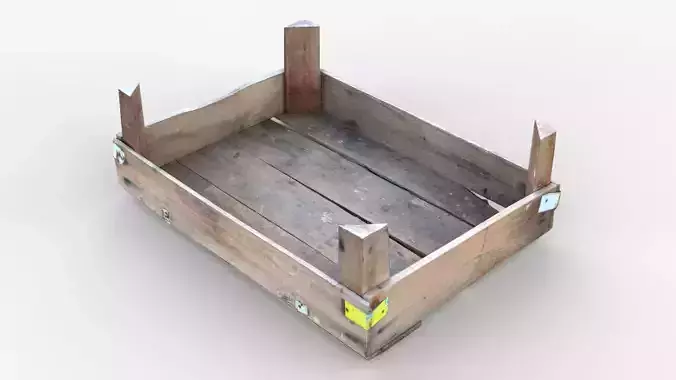 Wooden Crate Fruit Short Scan