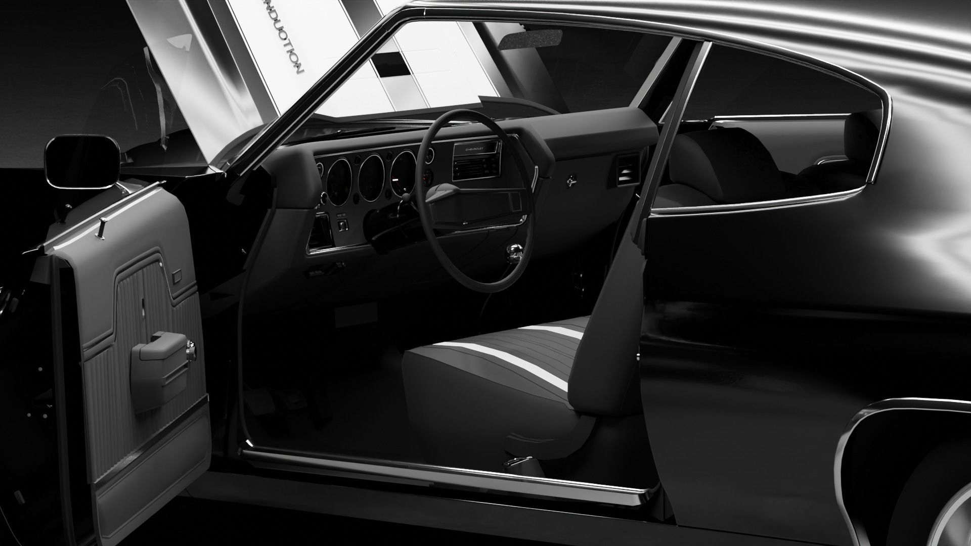 Chevrolet Chevelle SS 3D model_3