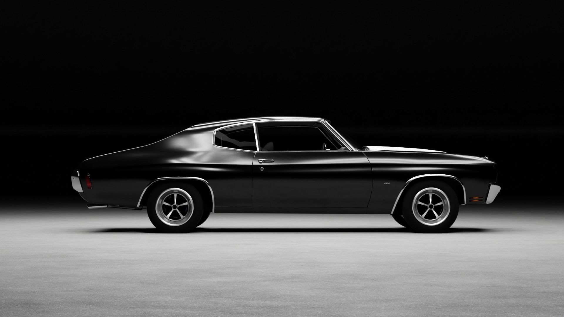 Chevrolet Chevelle SS 3D model_7