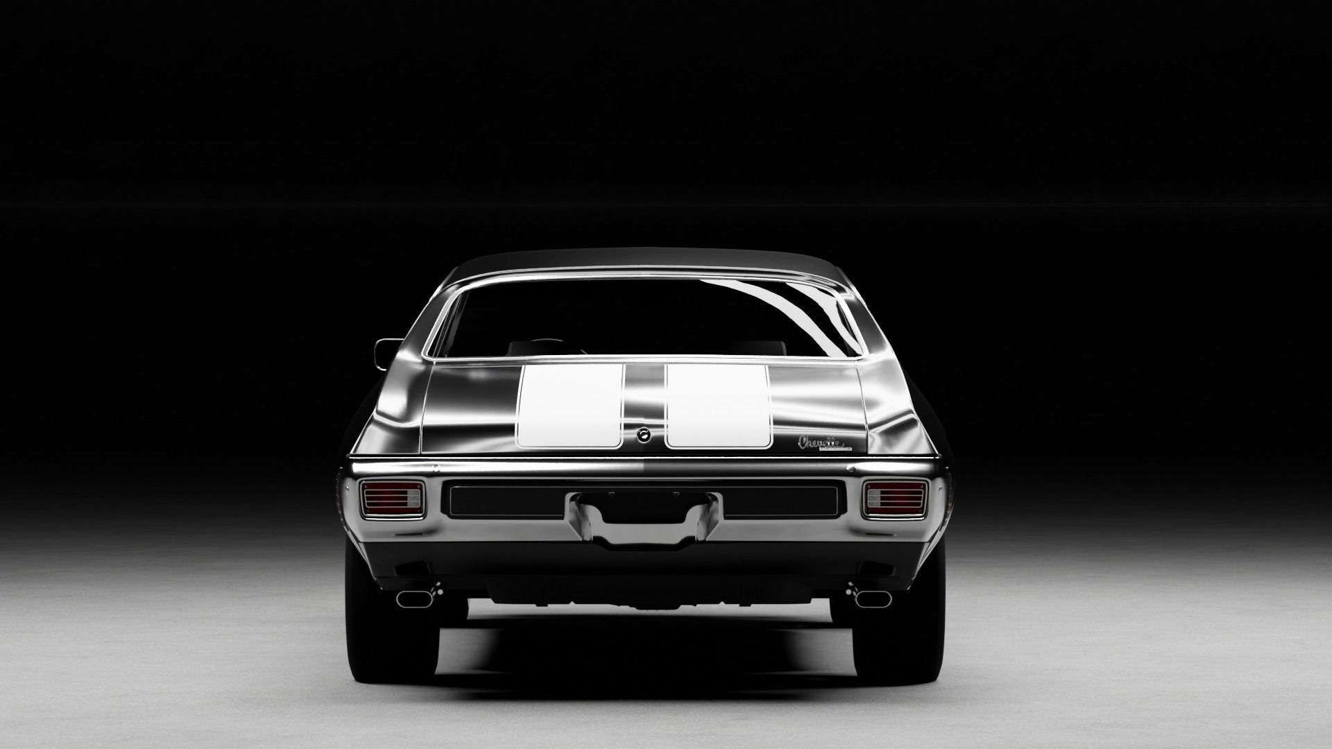 Chevrolet Chevelle SS 3D model_6