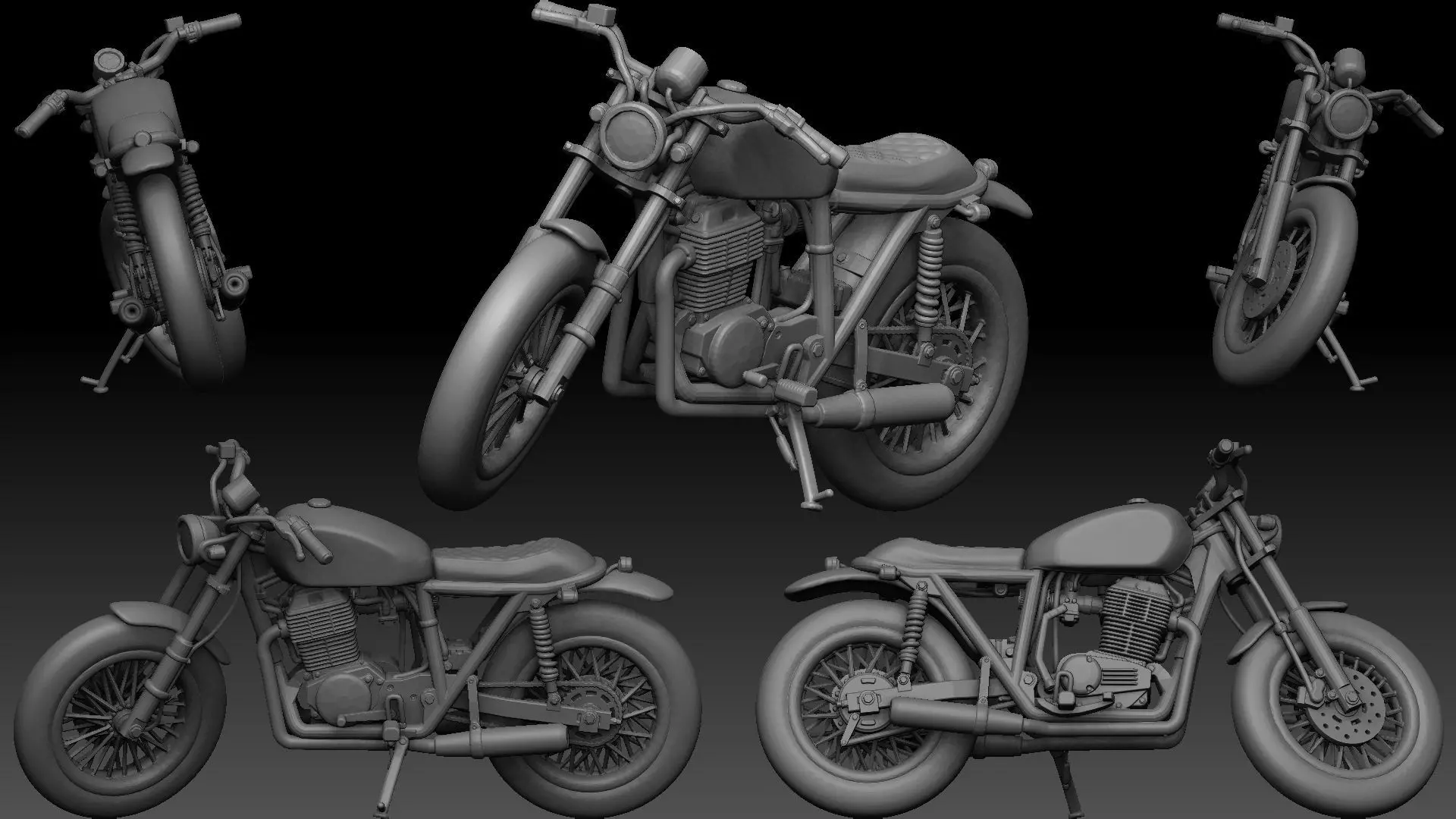 custom bike 3 3D print model_0