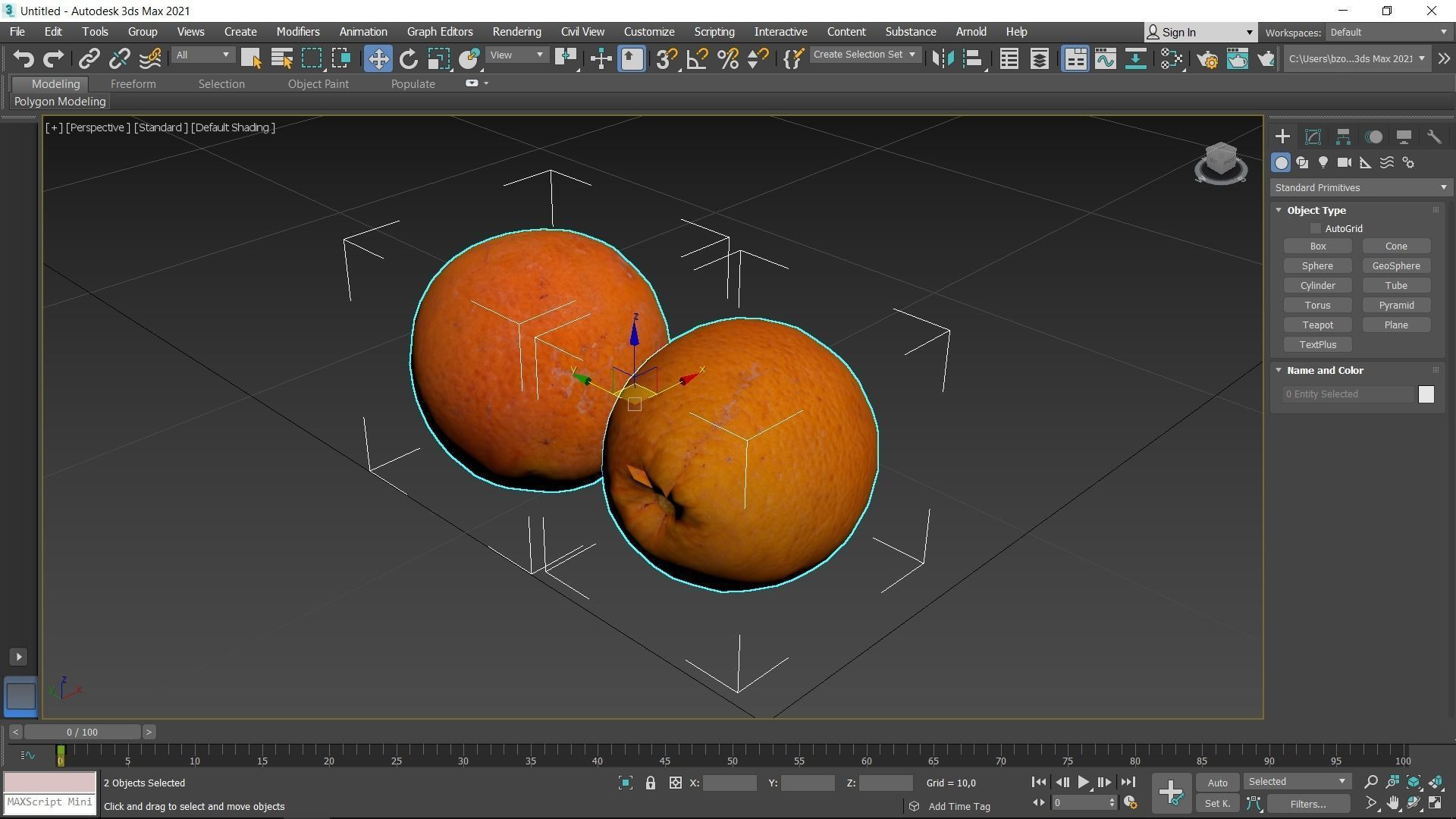 Orange Scan 1 Low-poly 3D model_14
