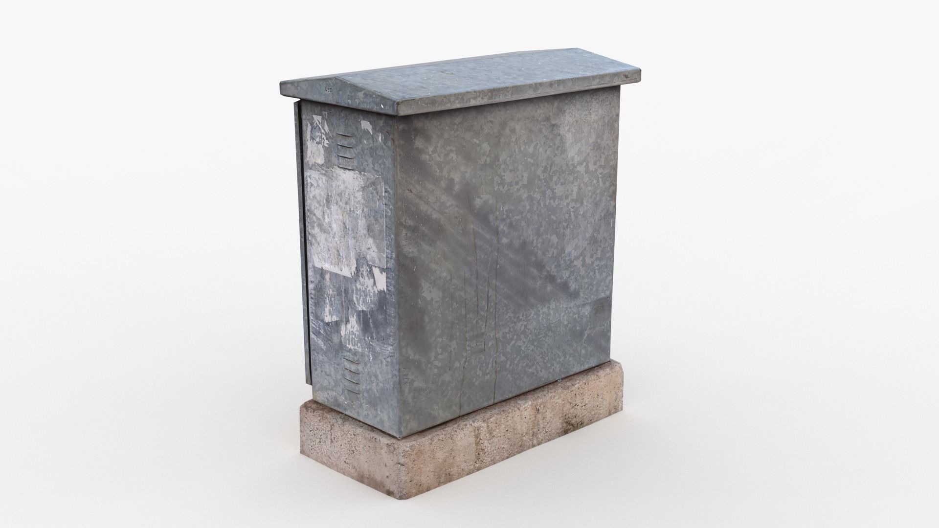 Distribution board 1 Scan Low-poly 3D model_2