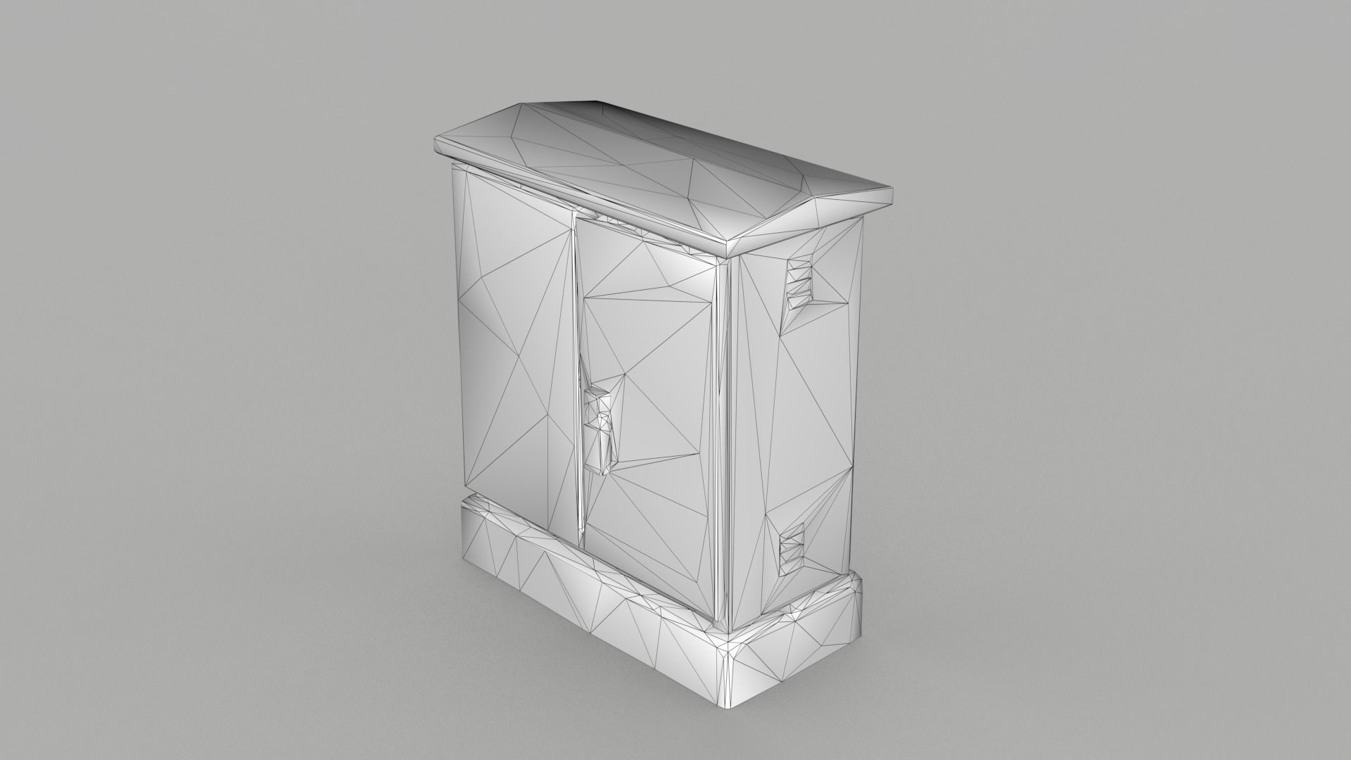 Distribution board 1 Scan Low-poly 3D model_13