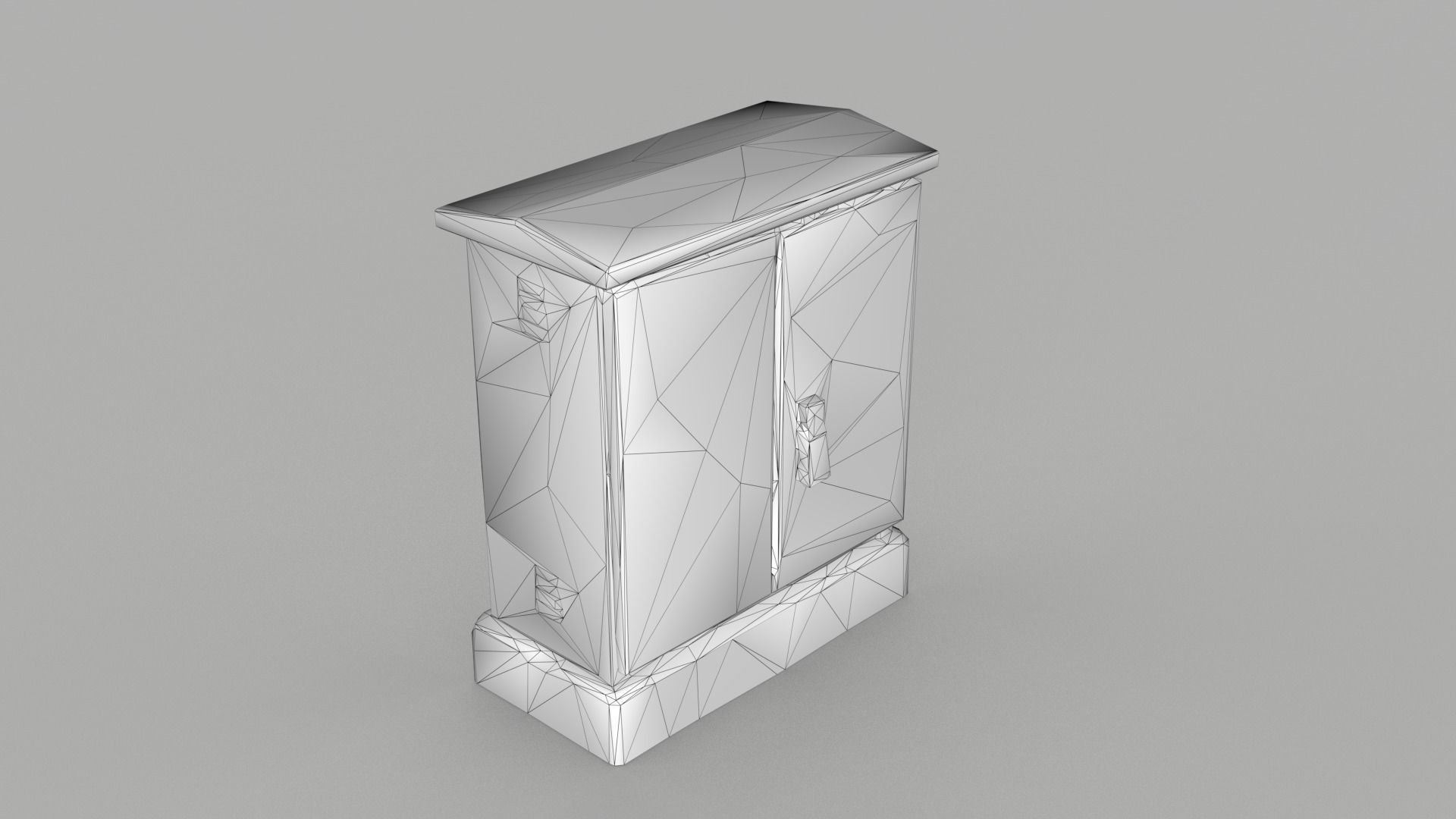 Distribution board 1 Scan Low-poly 3D model_14