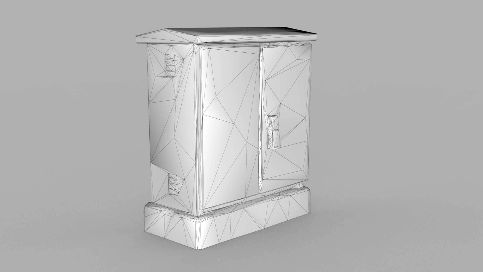 Distribution board 1 Scan Low-poly 3D model_7