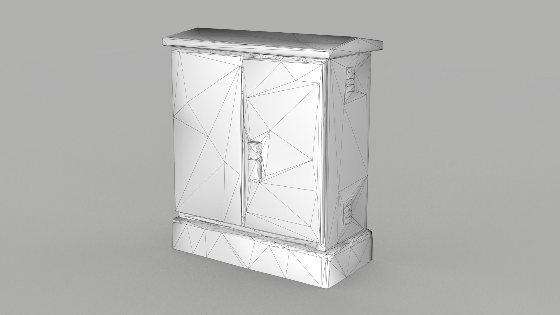 Distribution board 1 Scan Low-poly 3D model_9