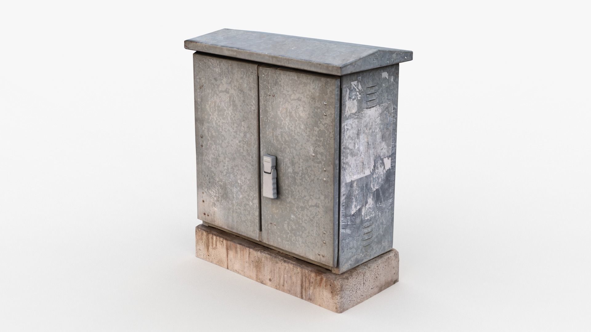 Distribution board 1 Scan Low-poly 3D model_1