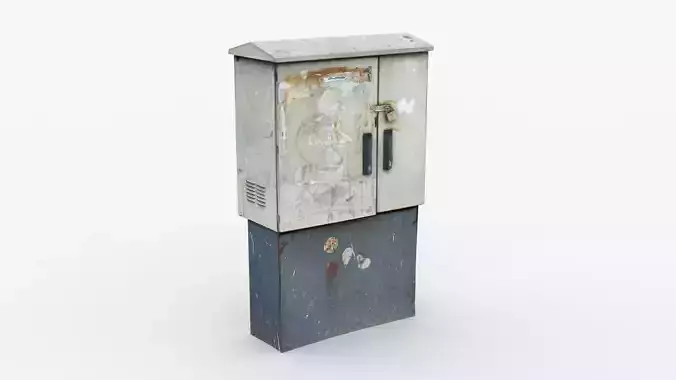 Distribution Board 2 Scan Low-poly 3D model