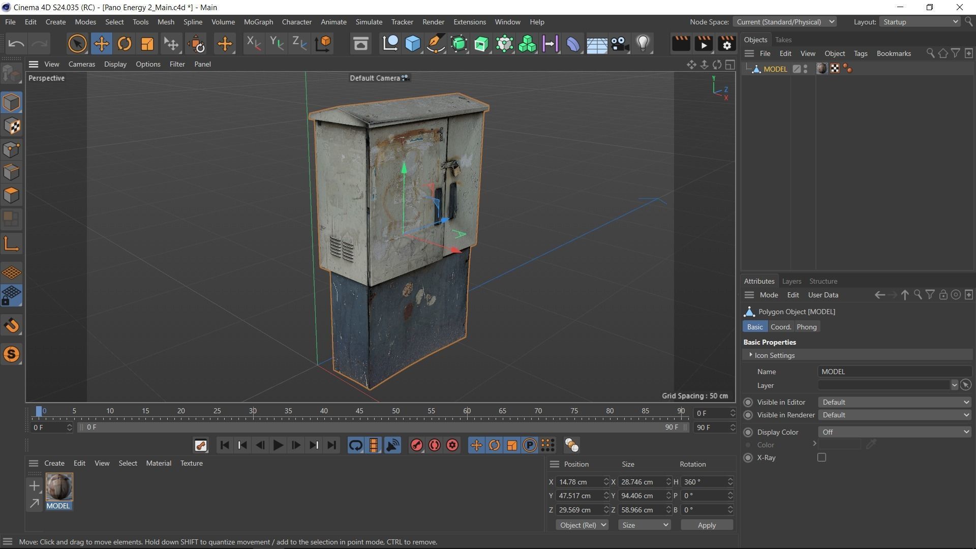 Distribution Board 2 Scan Low-poly 3D model_20