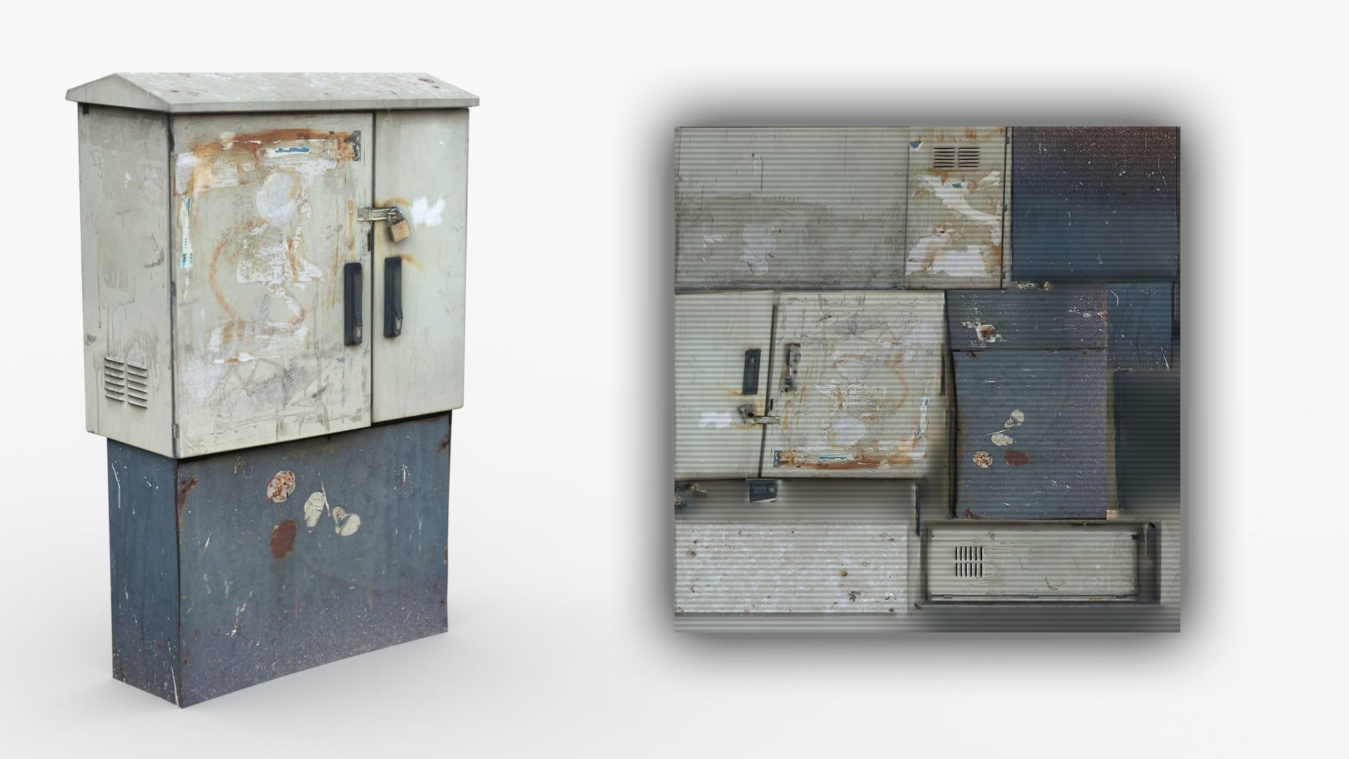 Distribution Board 2 Scan Low-poly 3D model_4