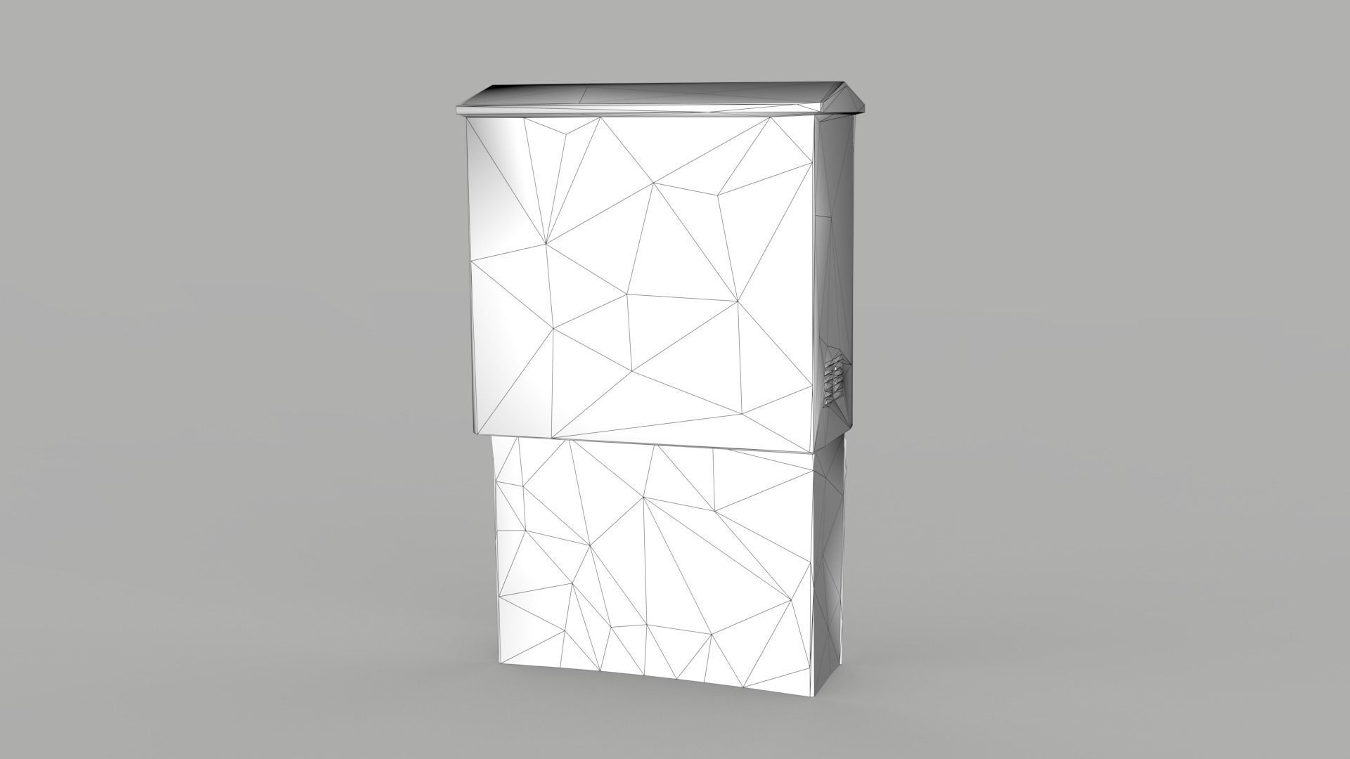 Distribution Board 2 Scan Low-poly 3D model_10