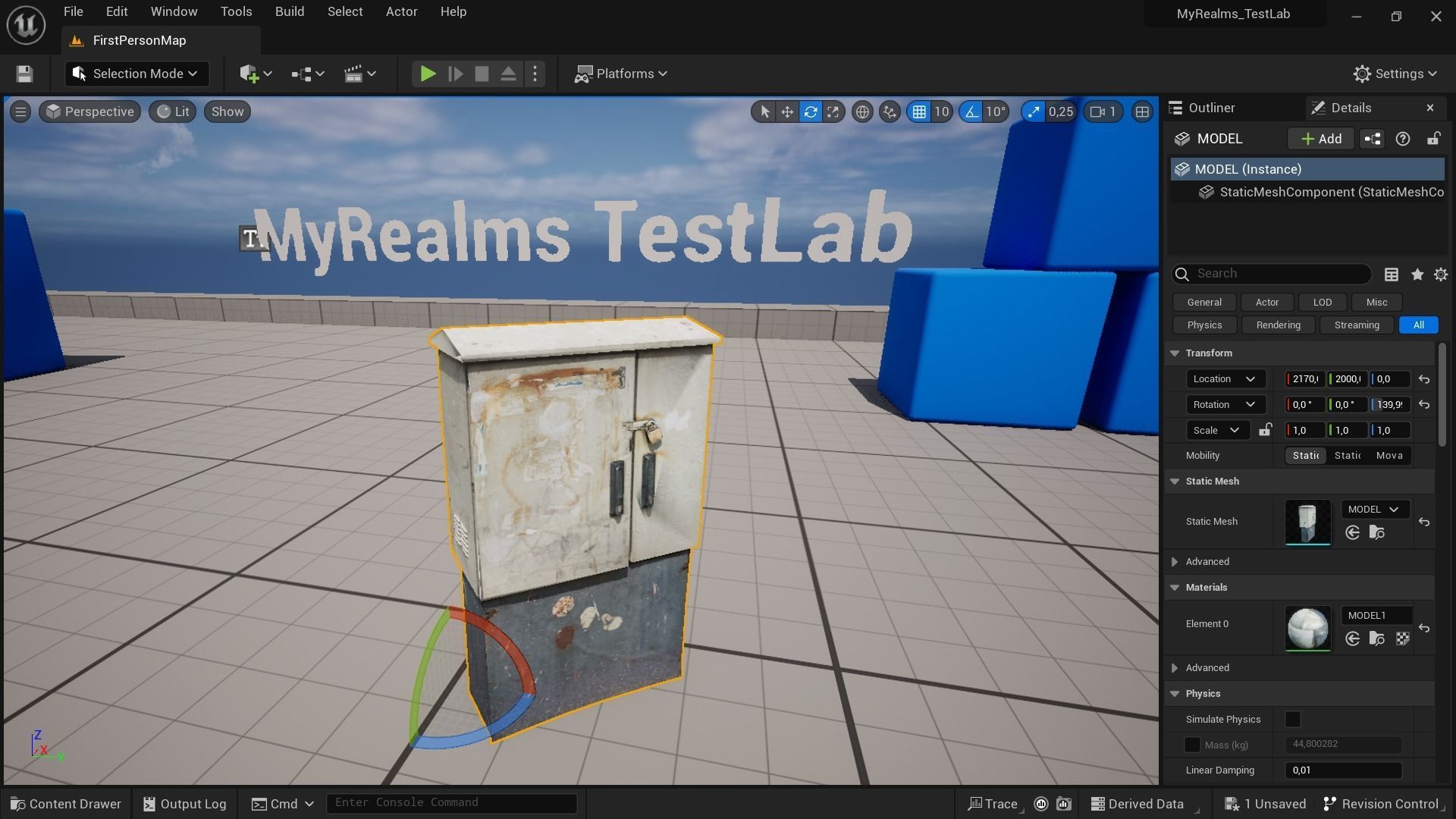 Distribution Board 2 Scan Low-poly 3D model_22