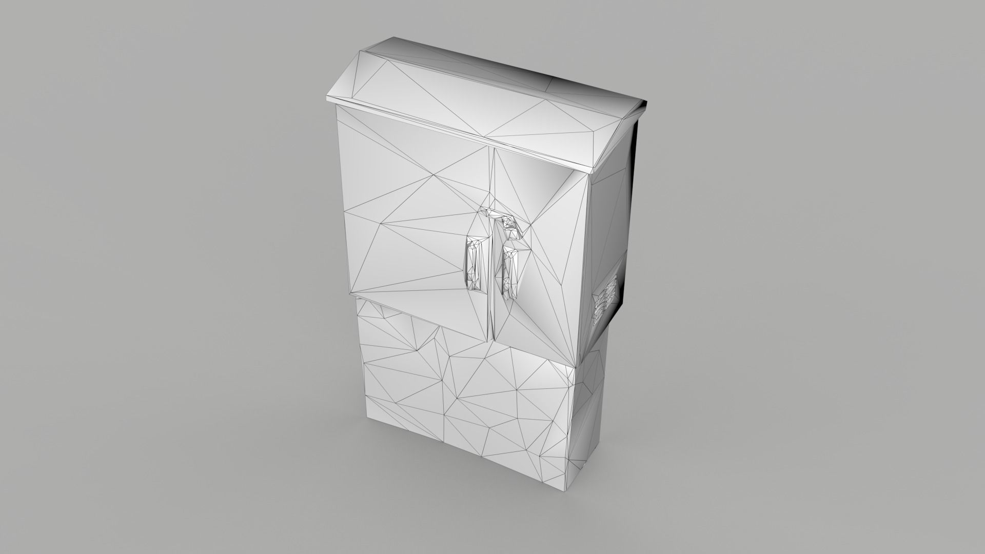 Distribution Board 2 Scan Low-poly 3D model_16