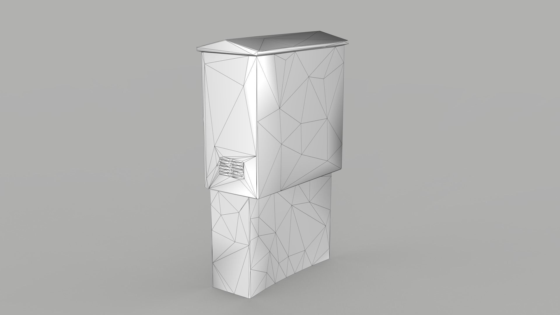 Distribution Board 2 Scan Low-poly 3D model_9