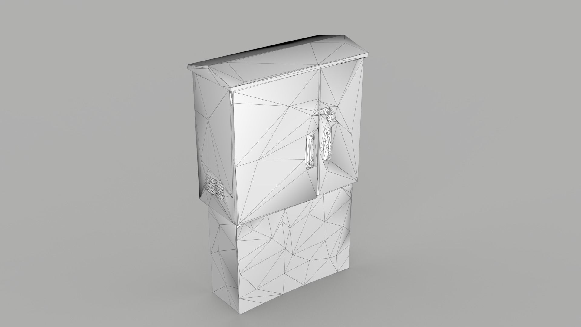 Distribution Board 2 Scan Low-poly 3D model_17
