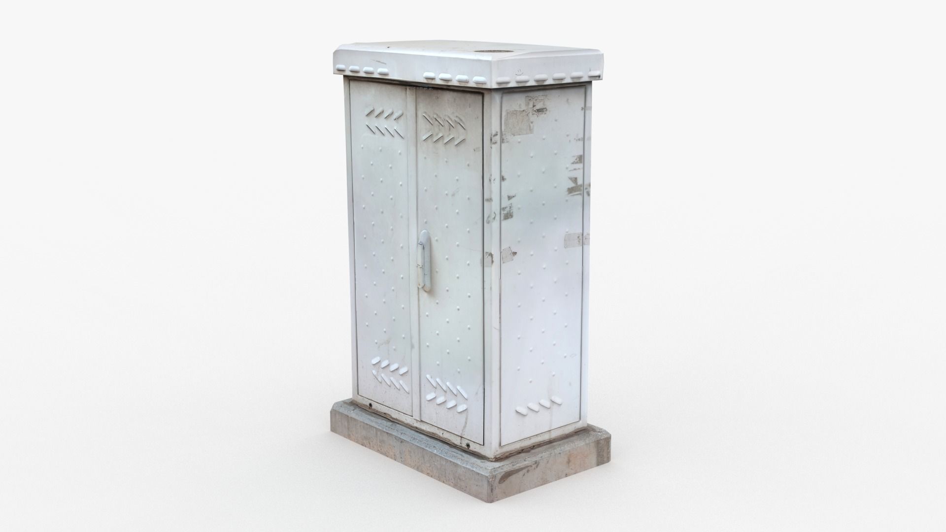 Distribution Board 3 Scan Low-poly 3D model_1